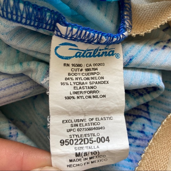 Vintage Catalina One Piece Swimsuit Sz M - Picture 3 of 4